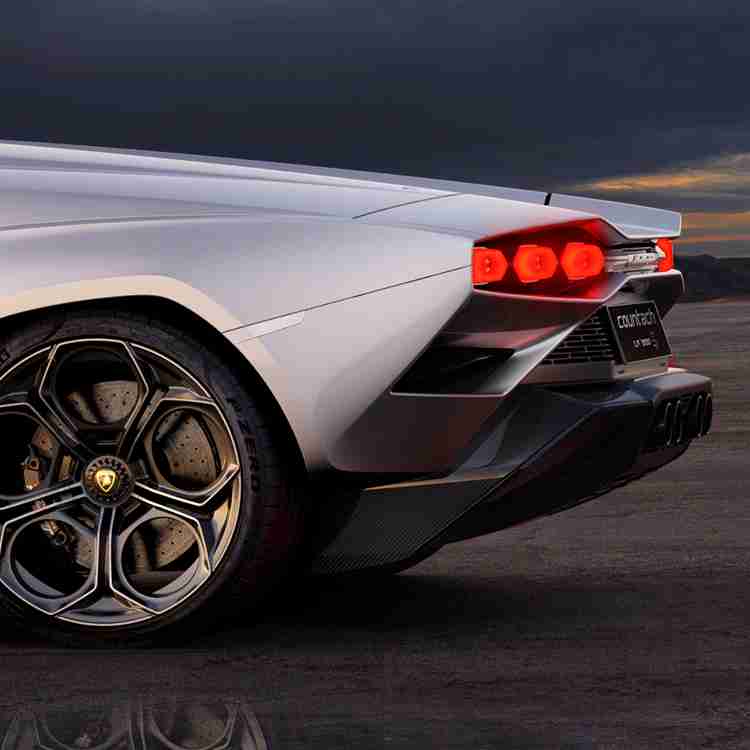 COUNTACH テーブル 80-90 LAMBORGHINI COUNTACH JALPA LM002 US NEW rear SIDE