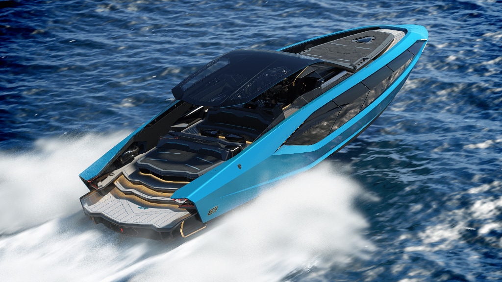 Tecnomar for Lamborghini 63: the motor yacht unveiled