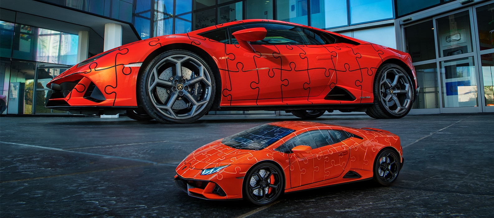 Build your own Lamborghini Huracán EVO as a 3D puzzle