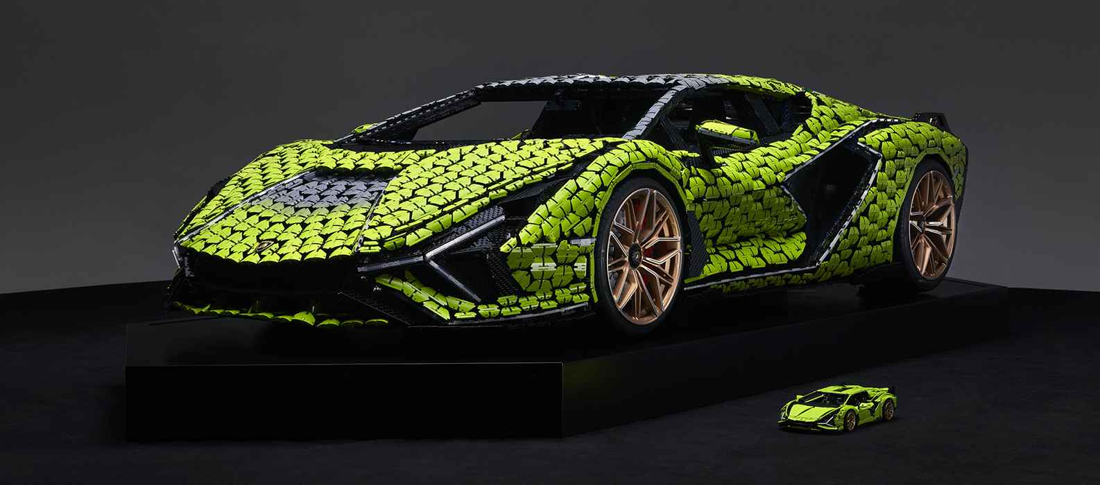 LEGO®: the Lamborghini Sián FKP 37 in its natural size is arriving