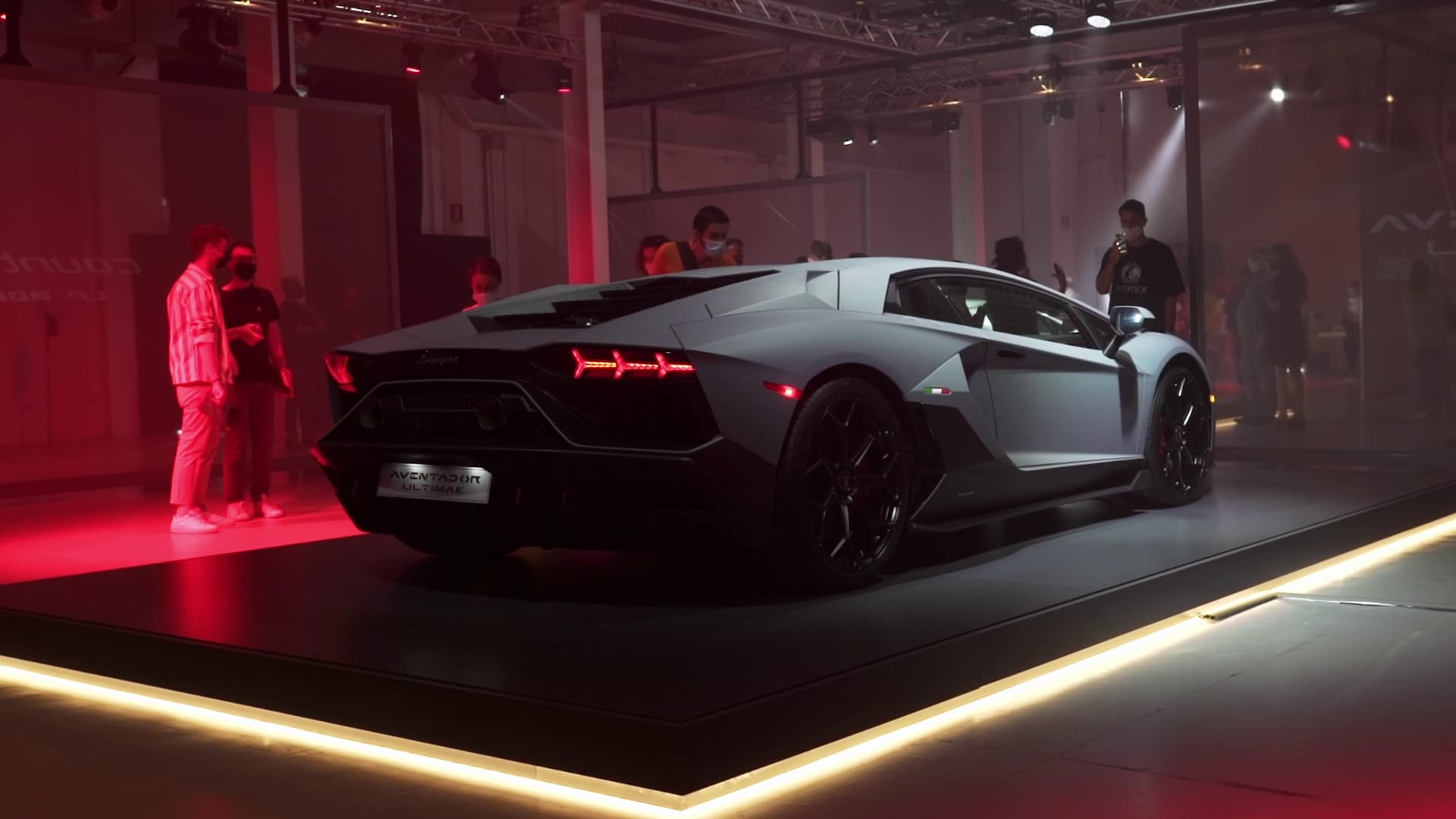 Milan, Italy - september 8 2021 - Lamborghini LP 800-4 Fuorisalone design  week Stock Photo - Alamy