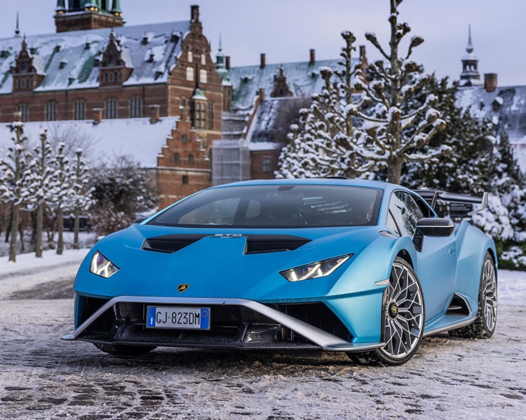 An Exclusive Lamborghini Winter Driving Experience in Scandinavia