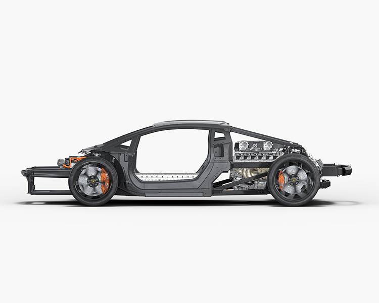 Lamborghini LB744: the strength of lightness